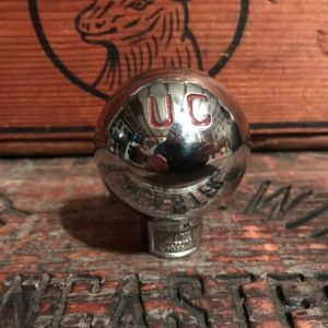 utica club pilsener lager beer ball tap knob