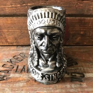 Iroquois Beer Chief Head Straw Holder