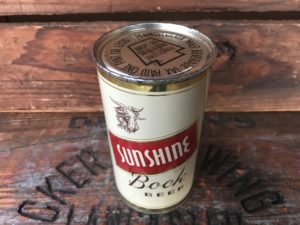 sunshine bock beer flat top can