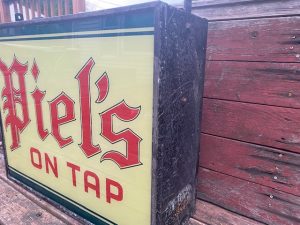 piels on tap beer lighted sign piel brothers brewing company Brooklyn