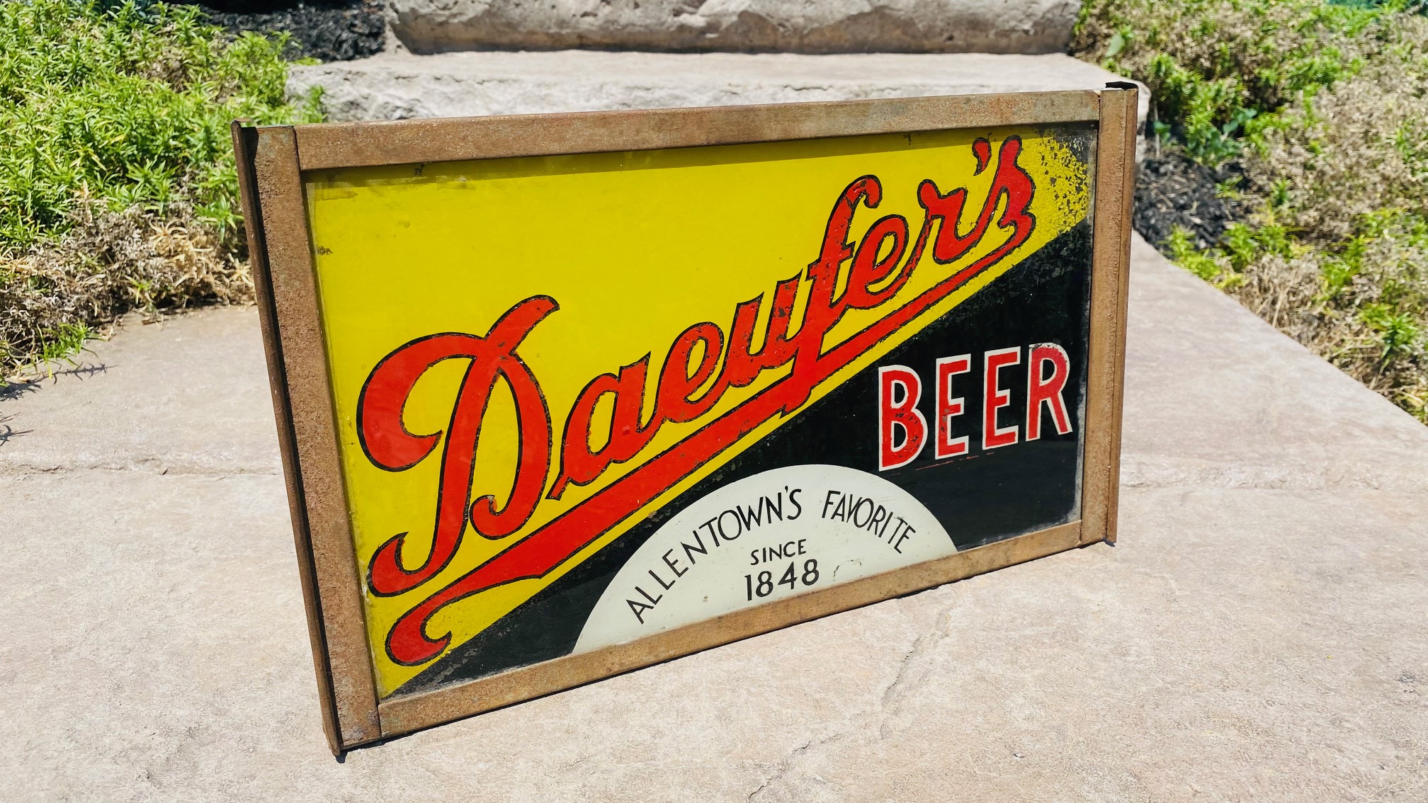 daeufers beer sign Daeufer-Lieberman Brewing Company Allentown