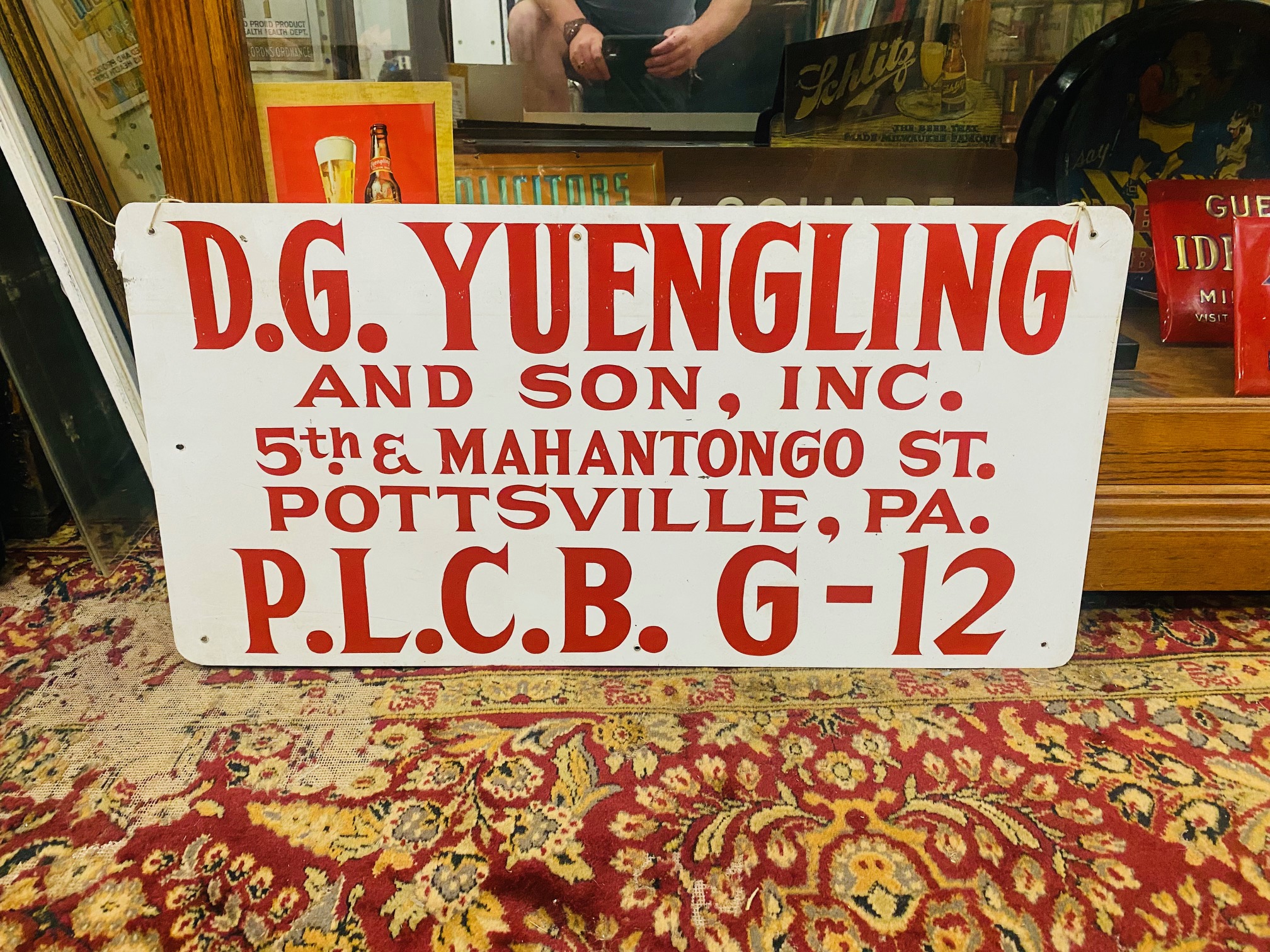 DG Yuengling PLCB Pennsylvania Liquor Control Board Delivery Truck Tag