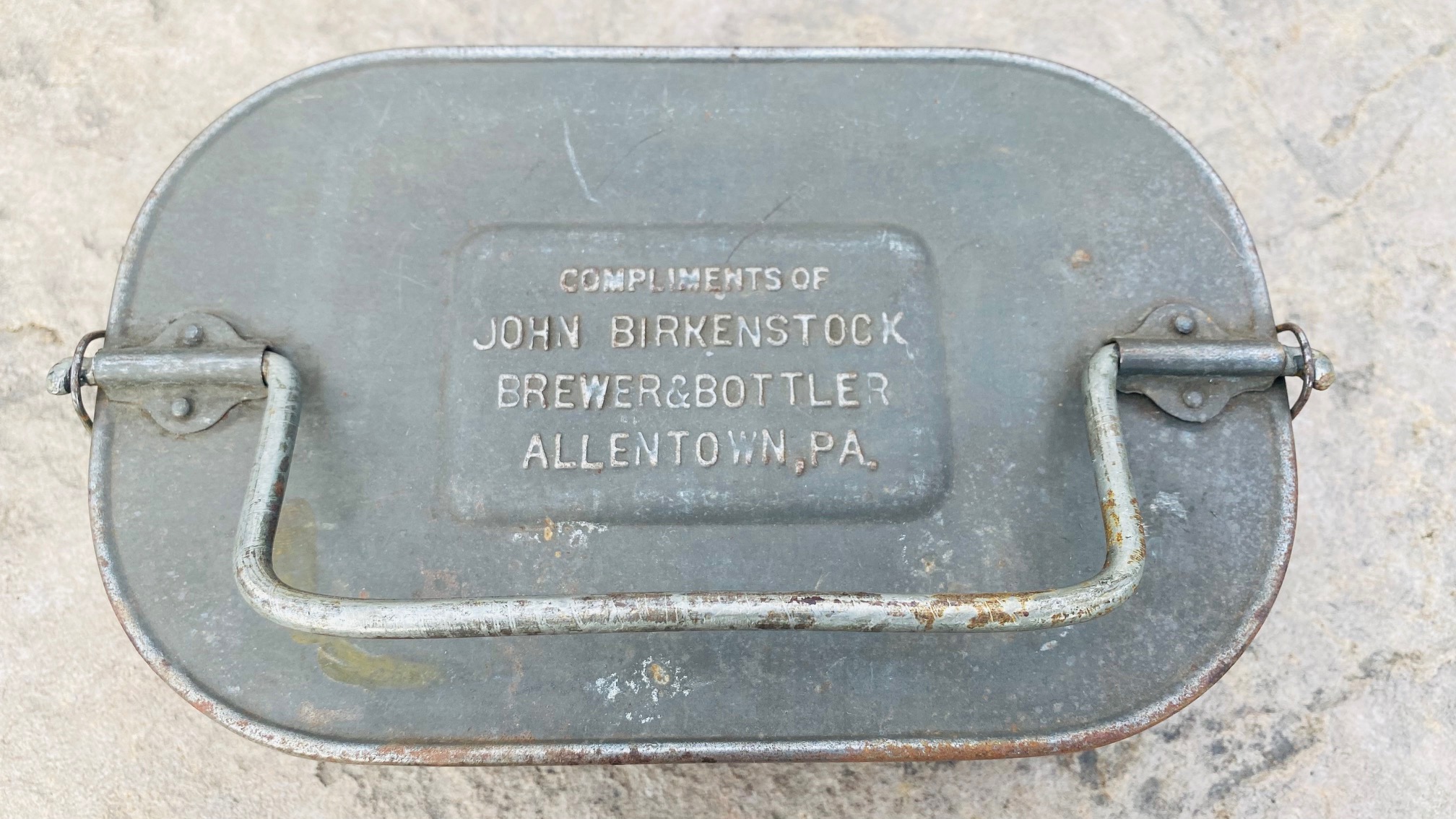 John Birkenstock Brewers Lunch Pail Brewery Bottler Sunrise Sunset Brewing Company Allentown